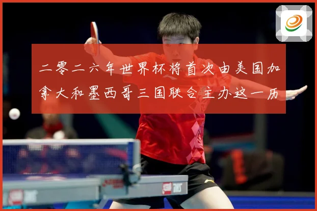 二零二六年世界杯将首次由美国加拿大和墨西哥三国联合主办这一历赛事前瞻-深度解析